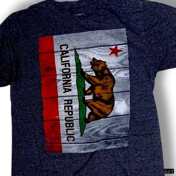 Republic of California T Shirt Size Mens Medium Bowery Supply Co. - Picture 2 of 4